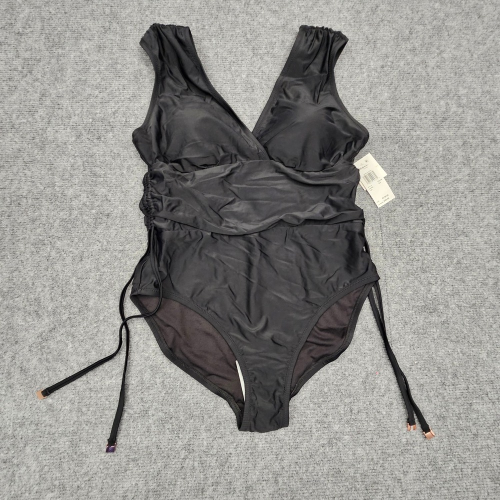 Raisins Curve Lusiana One Piece Women Swimsuit Tummy Thinner Black 14W